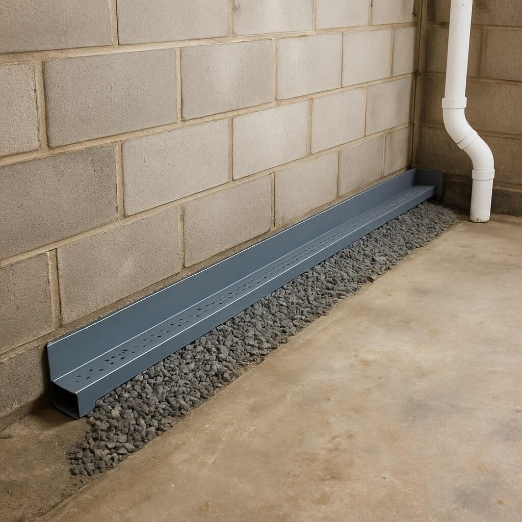 What Is a Basement Waterproofing Drain Channel and How Does It Work?