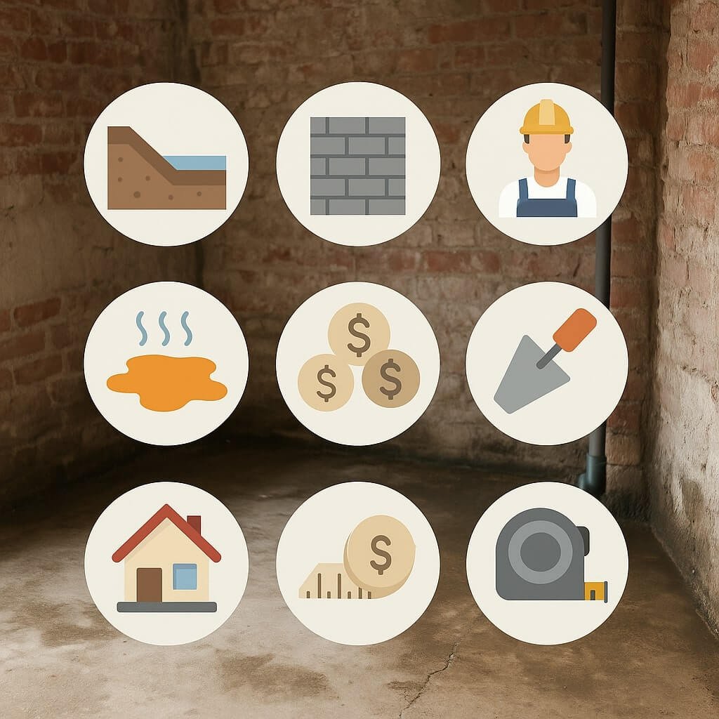 7 Key Factors Affecting Basement Waterproofing Prices